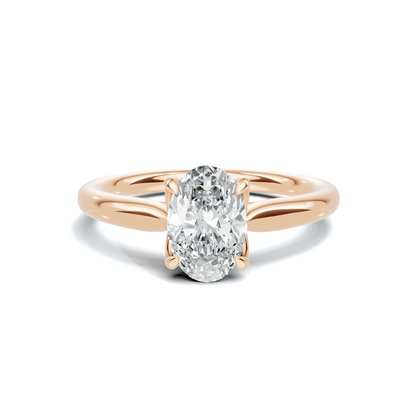 Luxe Elegant Minimalist Solitaire Ring