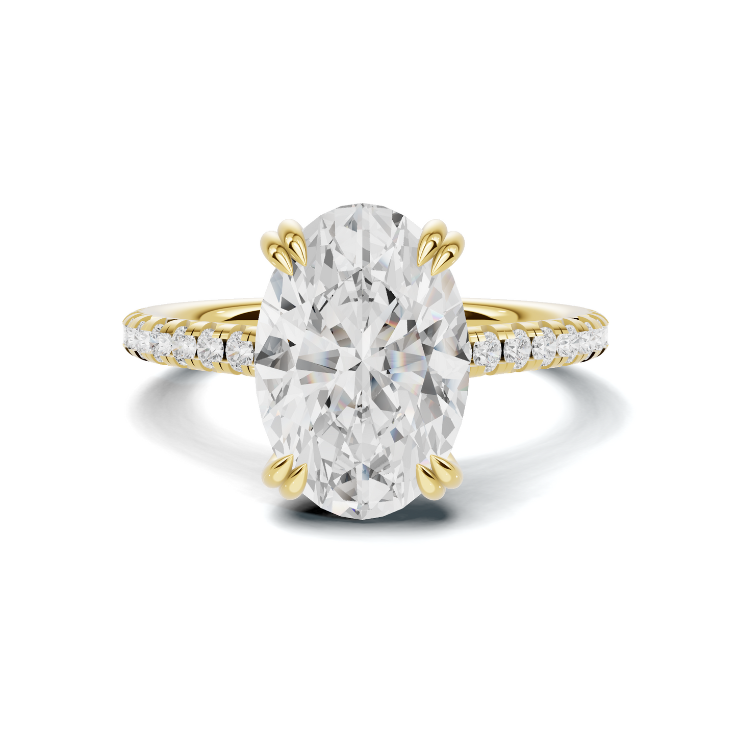 Luxe Elegant Pave Accented Ring