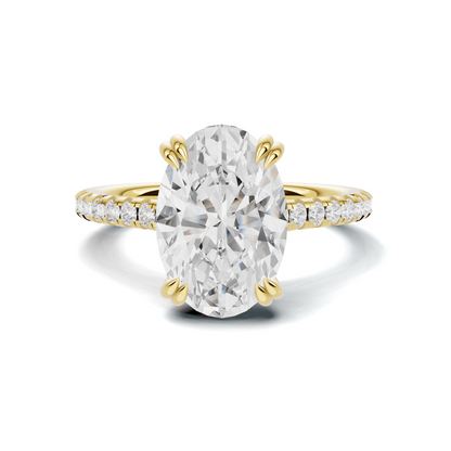 Luxe Elegant Pave Accented Ring
