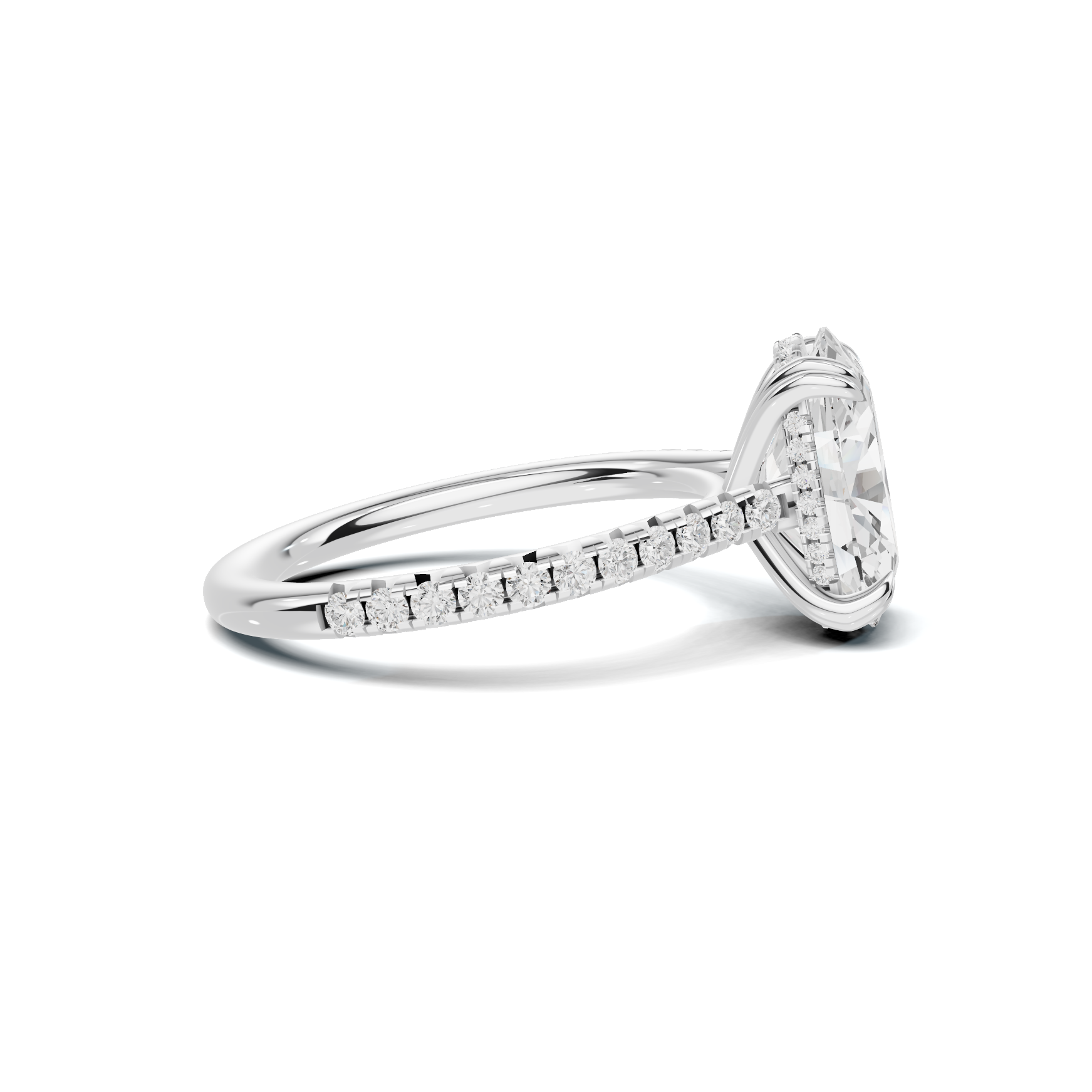 Luxe Elegant Pave Accented Ring