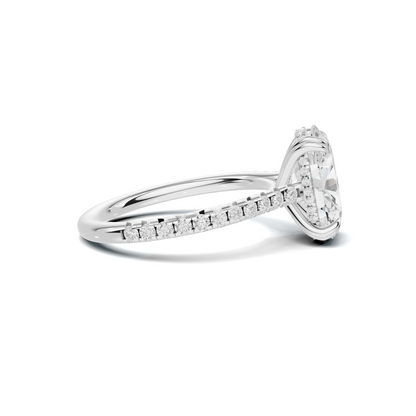 Luxe Elegant Pave Accented Ring