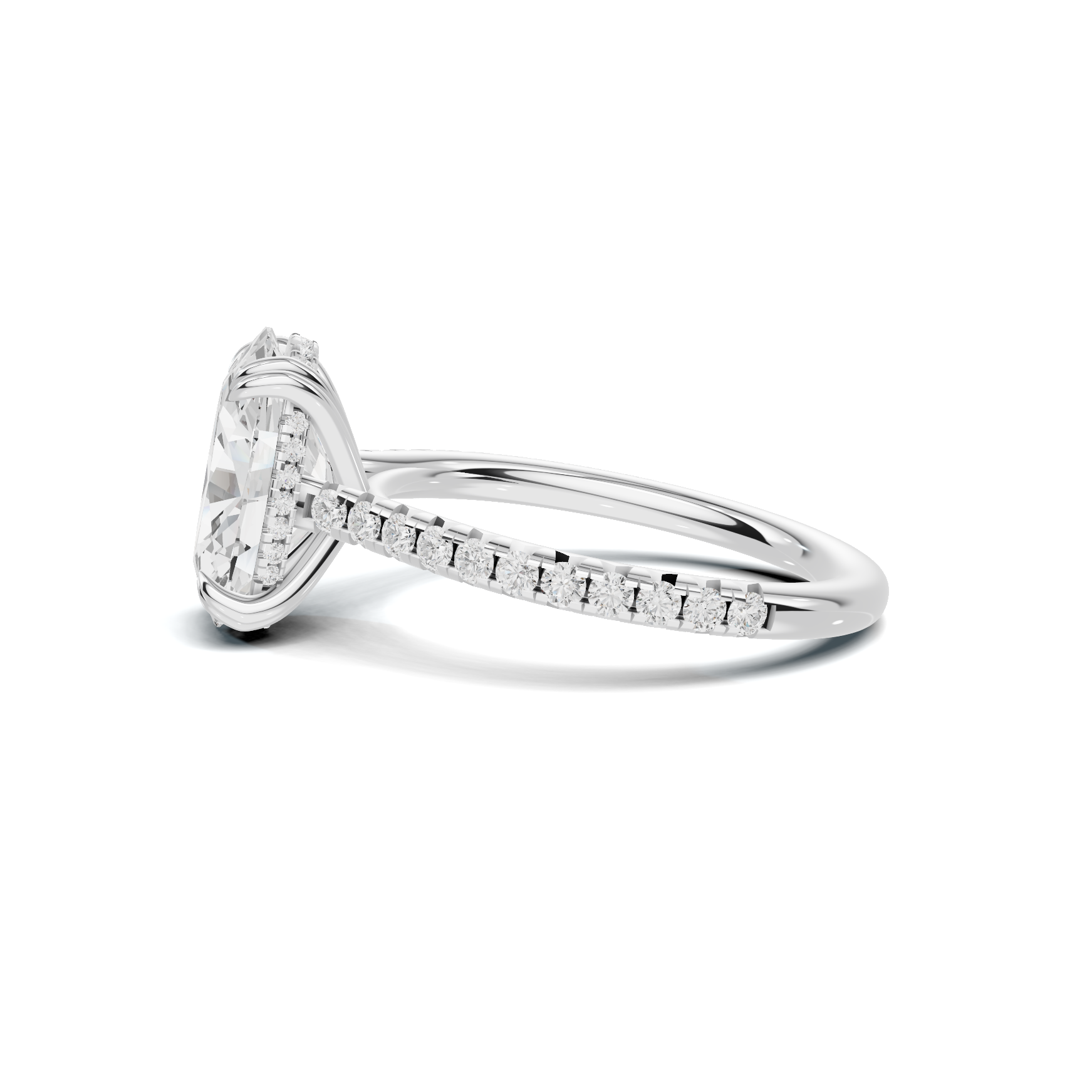 Luxe Elegant Pave Accented Ring