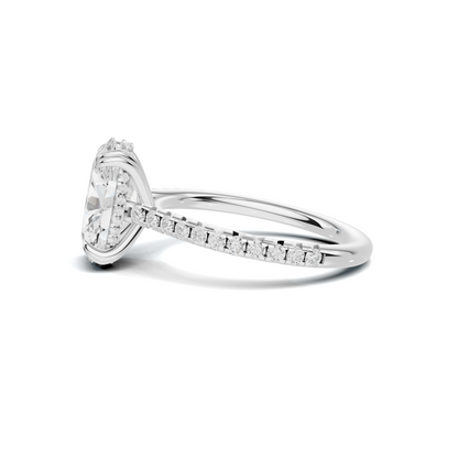Luxe Elegant Pave Accented Ring