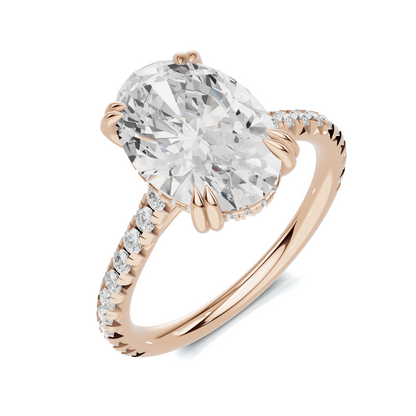 Luxe Elegant Pave Accented Ring