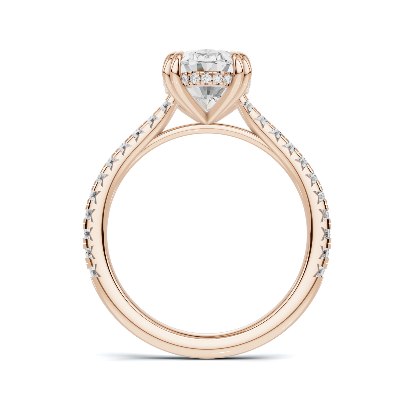 Luxe Elegant Pave Accented Ring