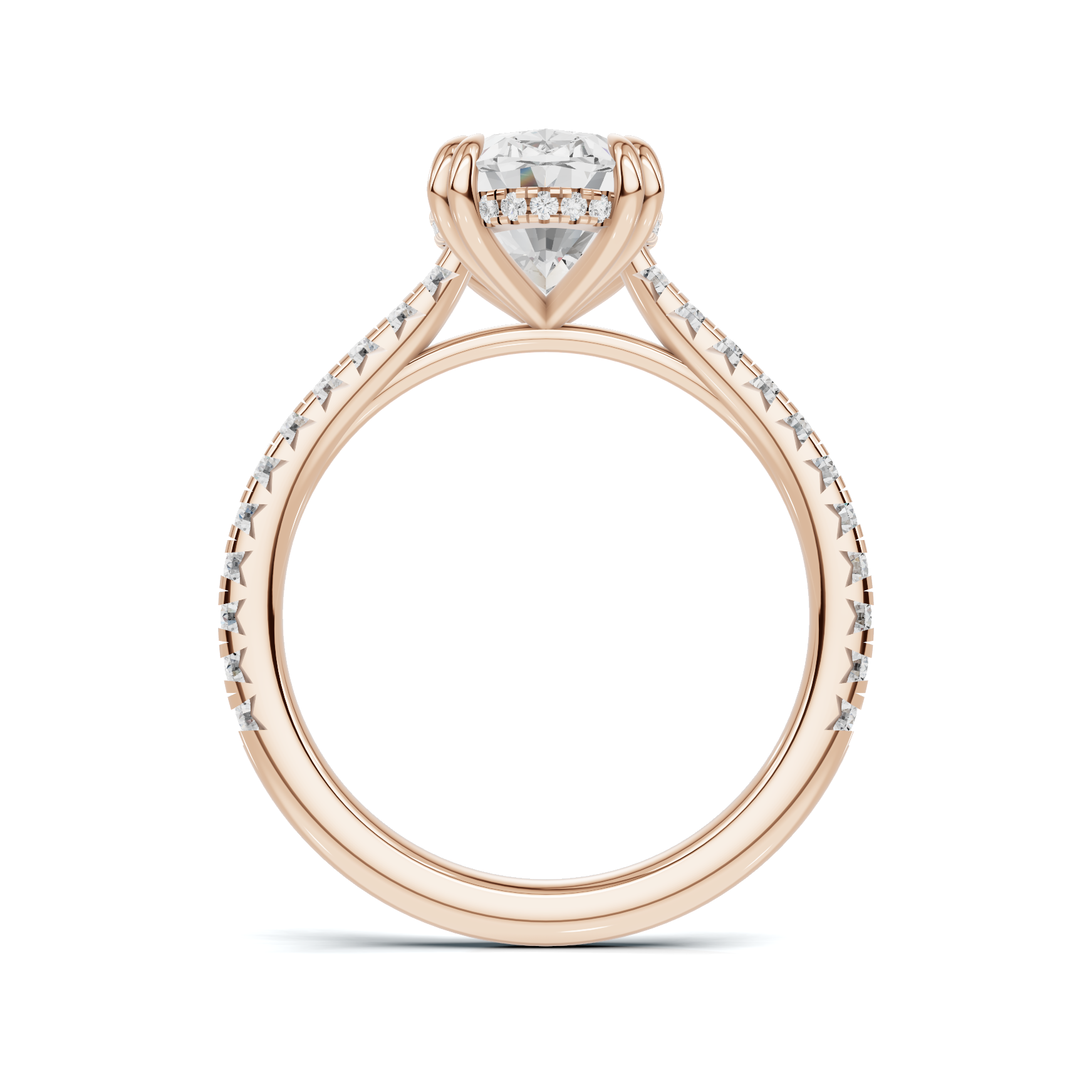 Luxe Elegant Pave Accented Ring
