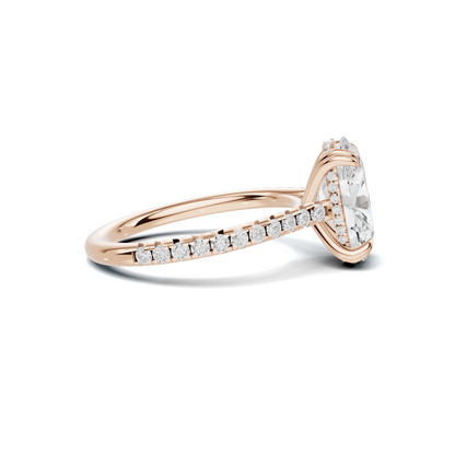 Luxe Elegant Pave Accented Ring