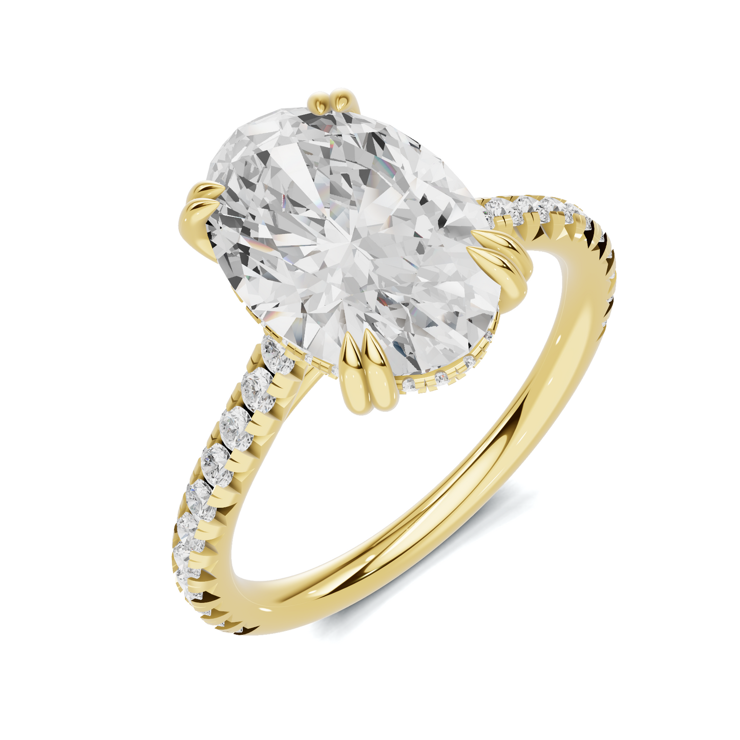Luxe Elegant Pave Accented Ring