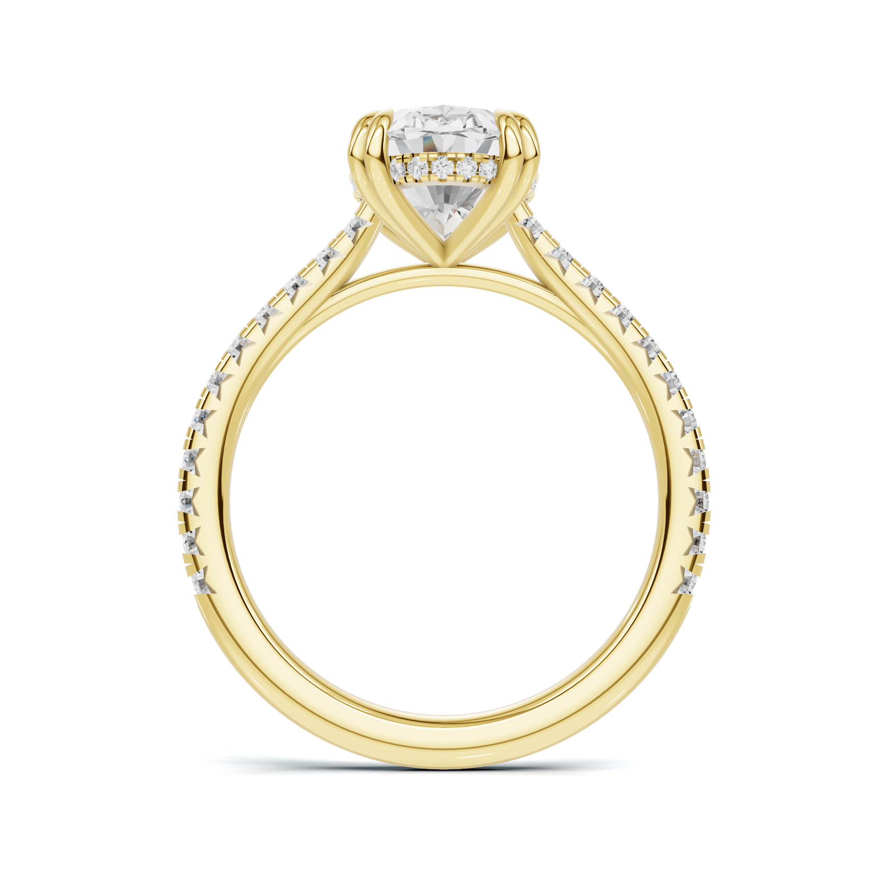 Luxe Elegant Pave Accented Ring