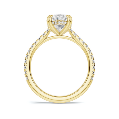 Luxe Elegant Pave Accented Ring
