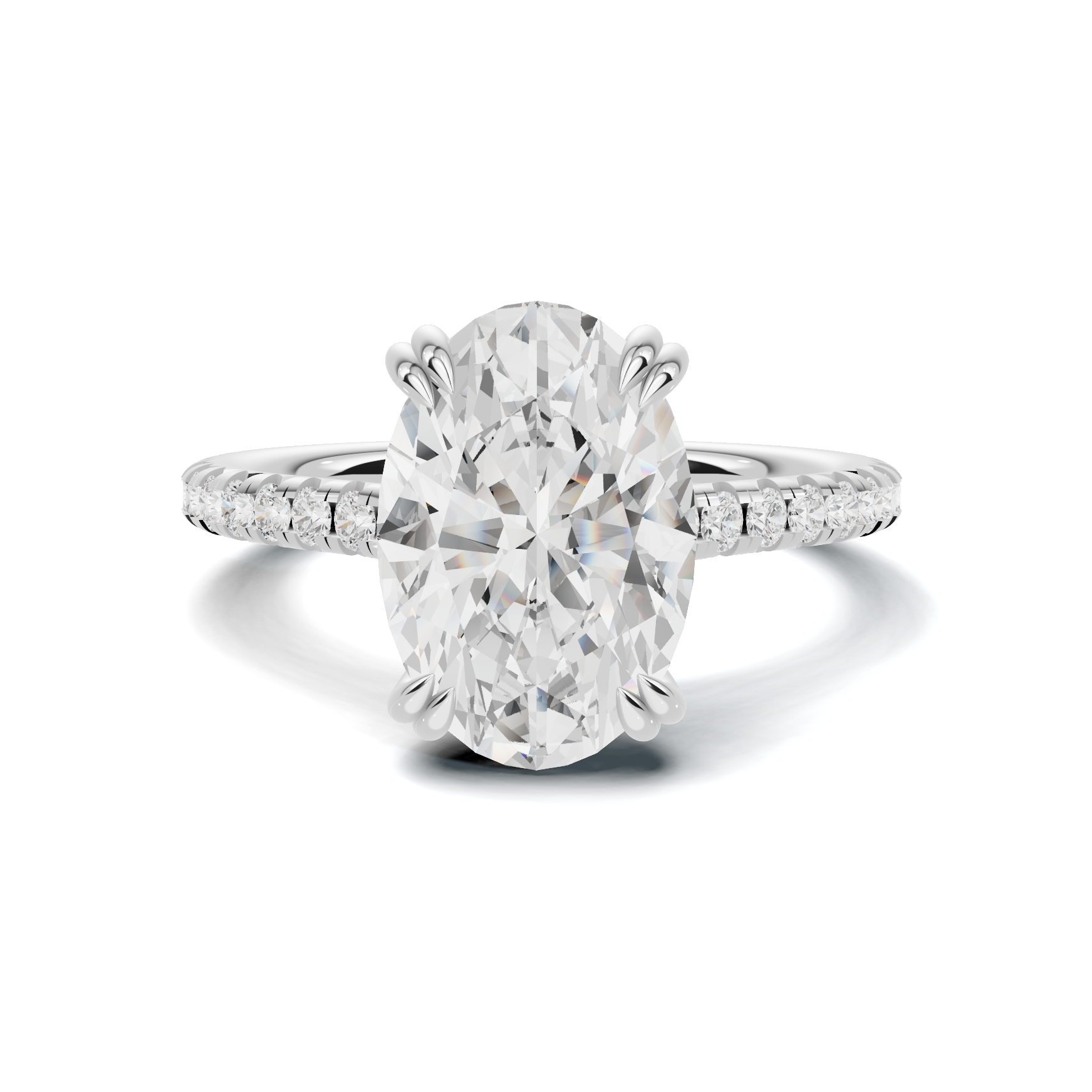 Luxe Elegant Pave Accented Ring