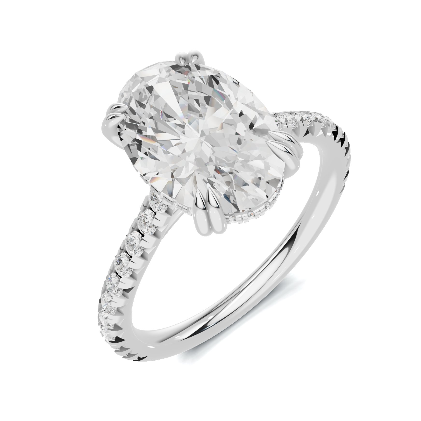 Luxe Elegant Pave Accented Ring