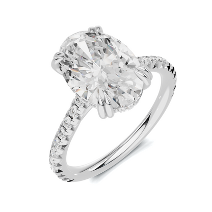 Luxe Elegant Pave Accented Ring