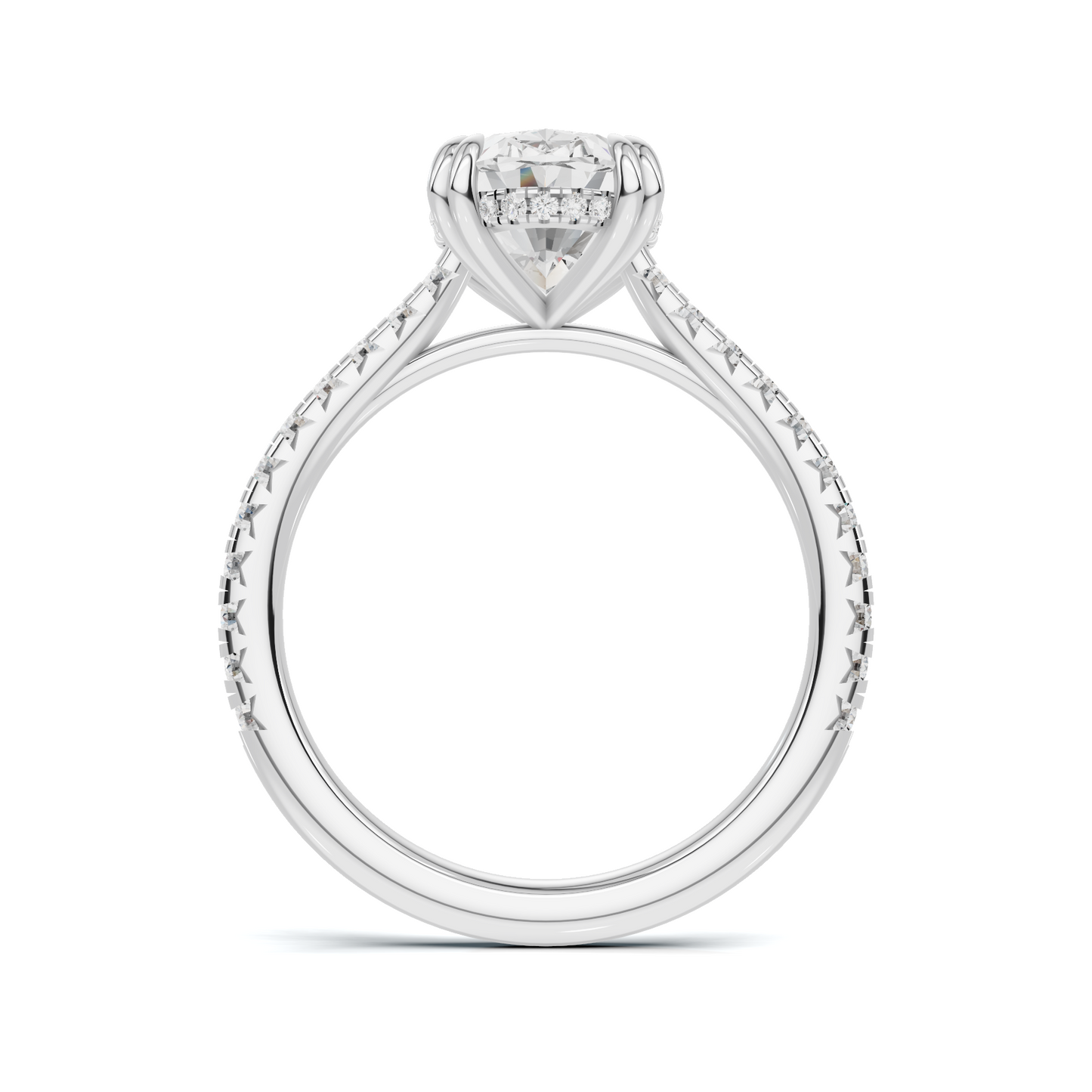 Luxe Elegant Pave Accented Ring