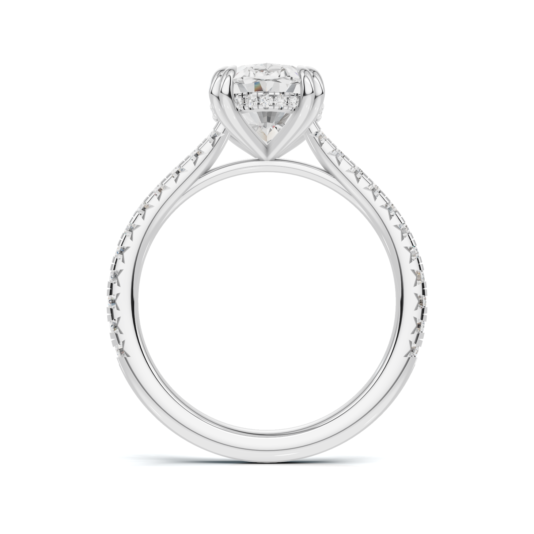 Luxe Elegant Pave Accented Ring