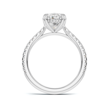 Luxe Elegant Pave Accented Ring