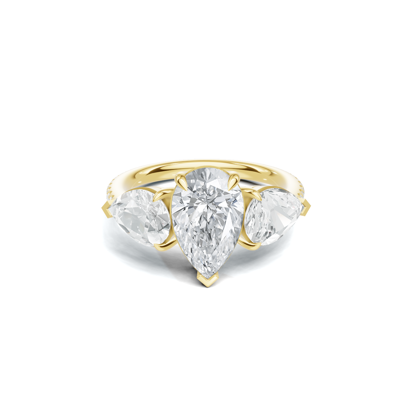 Luxe Elegant Teardrop Statement Ring