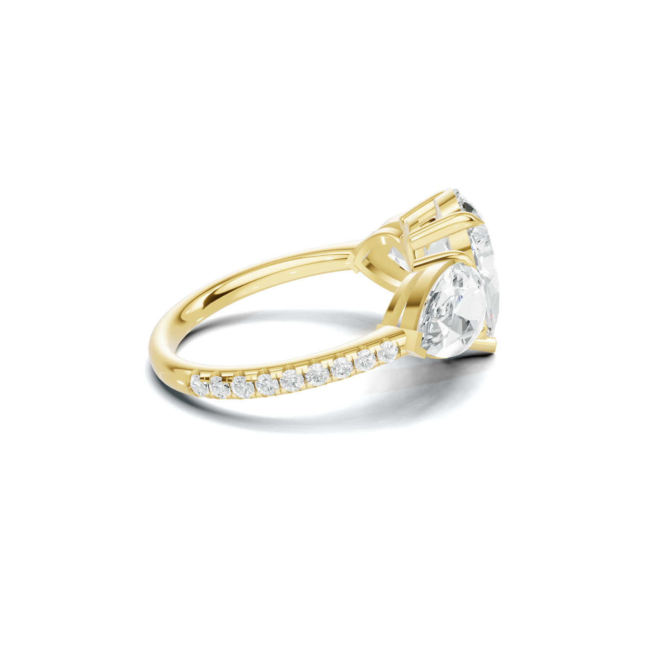Luxe Elegant Teardrop Statement Ring