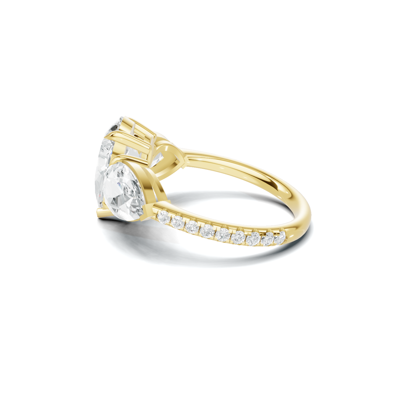 Luxe Elegant Teardrop Statement Ring