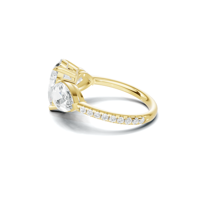 Luxe Elegant Teardrop Statement Ring