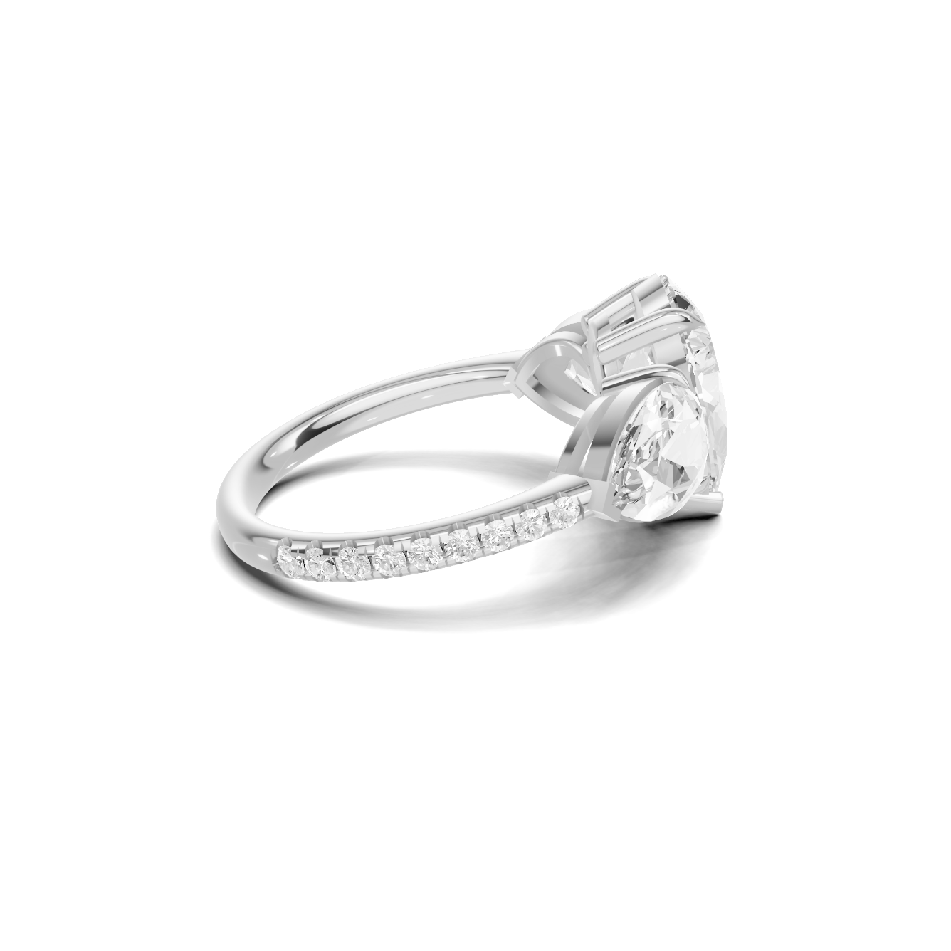 Luxe Elegant Teardrop Statement Ring