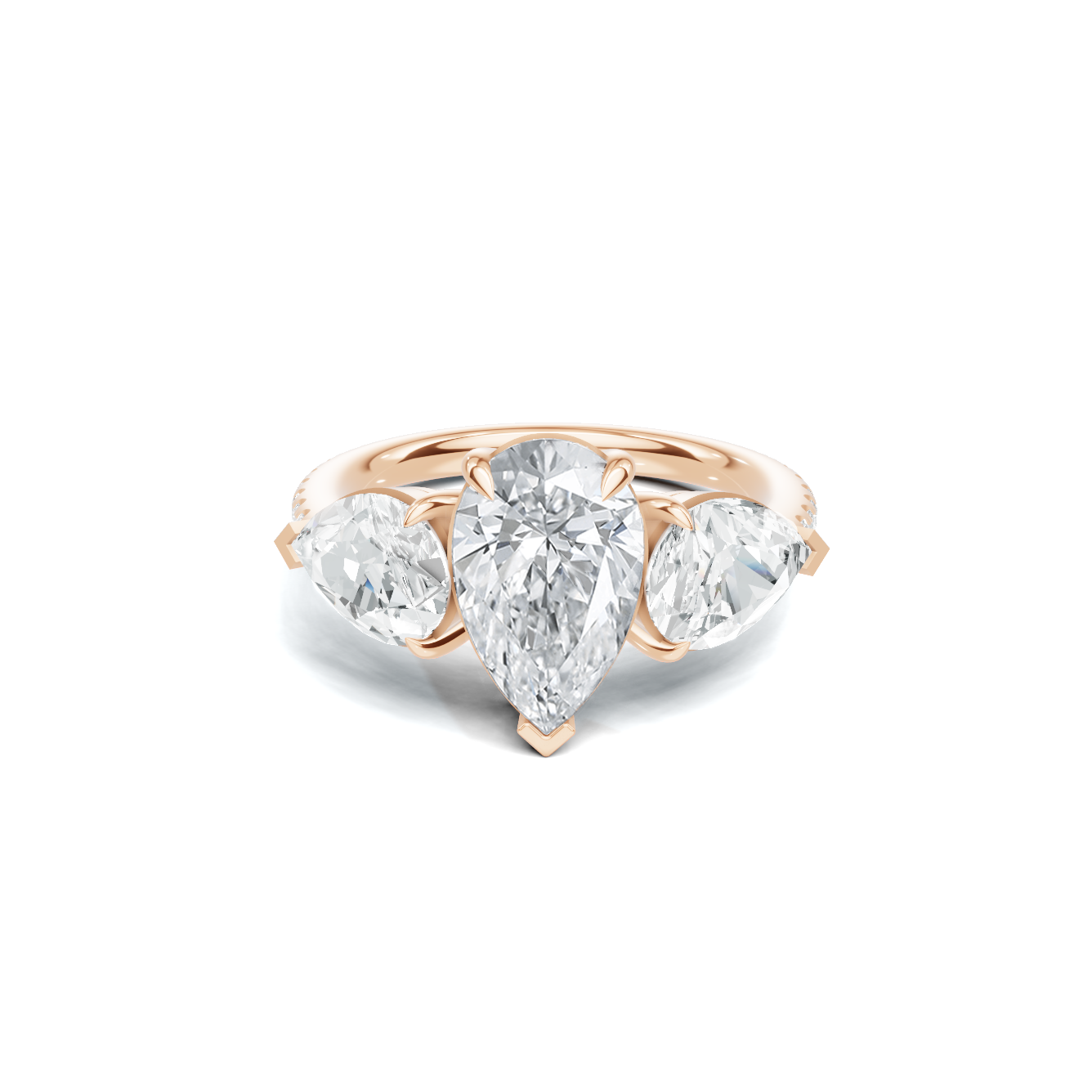 Luxe Elegant Teardrop Statement Ring