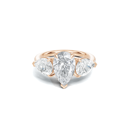 Luxe Elegant Teardrop Statement Ring