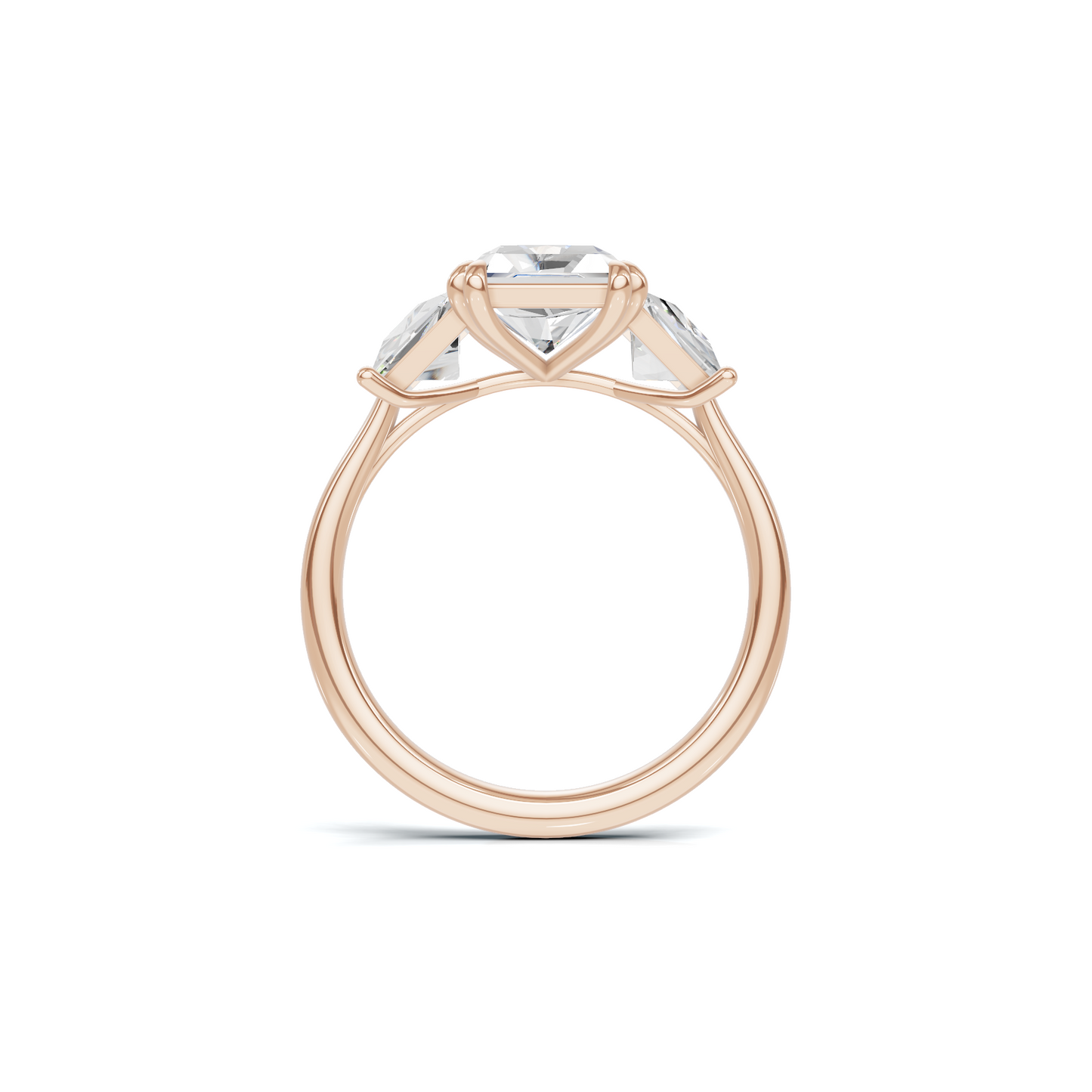 Luxe Elegant Trapezoid Accent Ring
