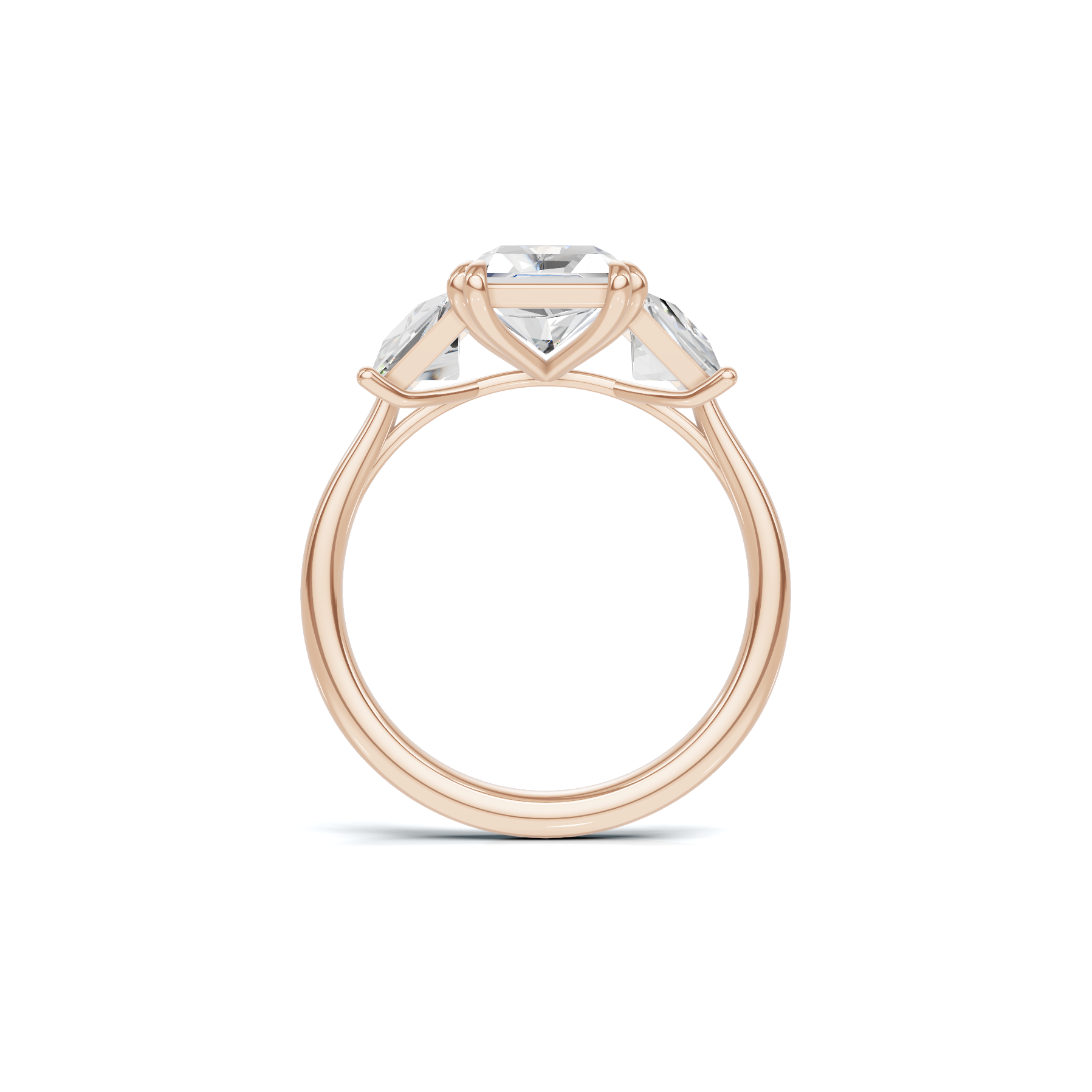 Luxe Elegant Trapezoid Accent Ring