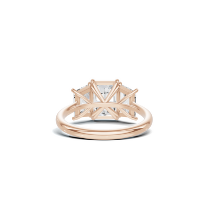 Luxe Elegant Trapezoid Accent Ring