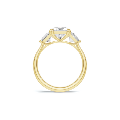 Luxe Elegant Trapezoid Accent Ring