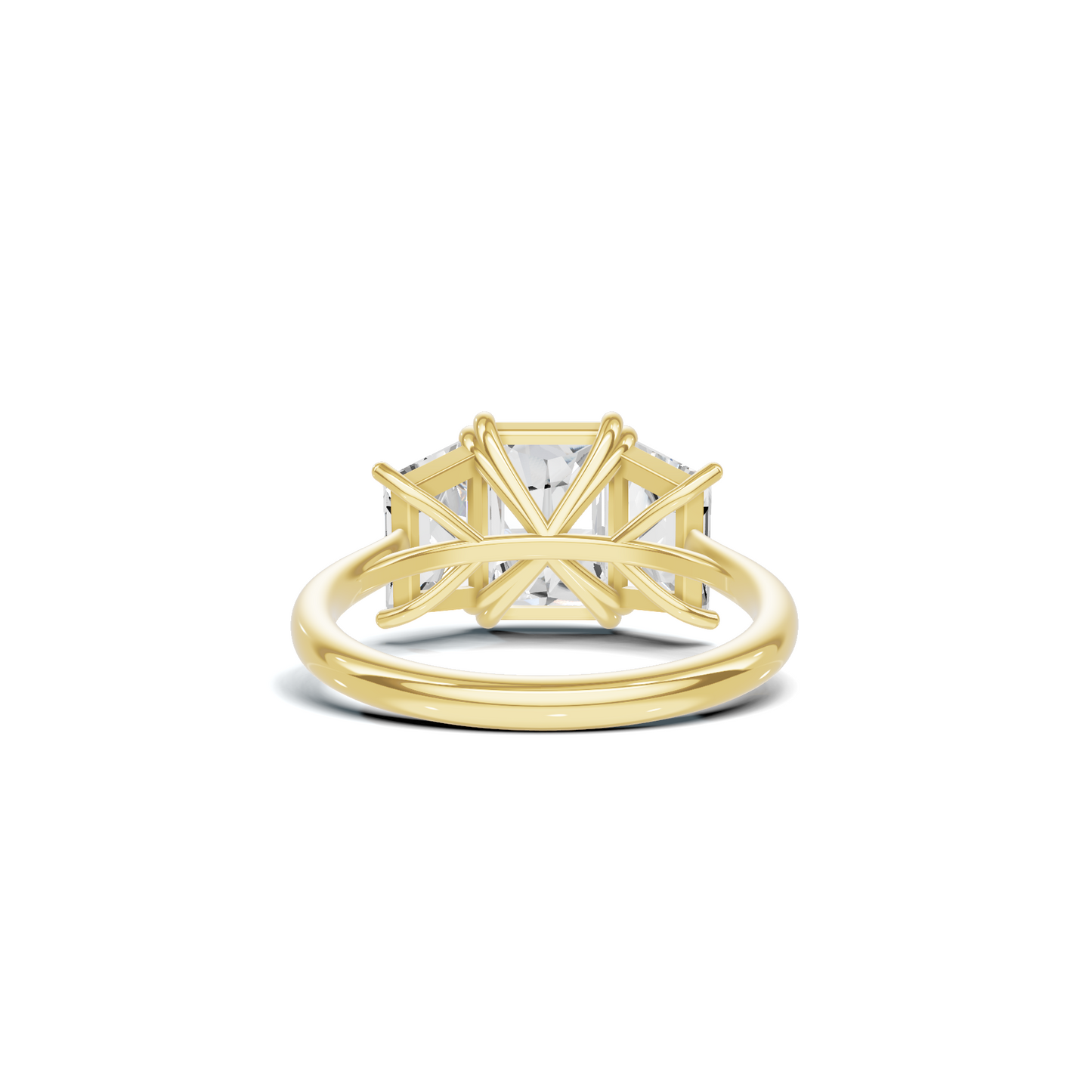 Luxe Elegant Trapezoid Accent Ring