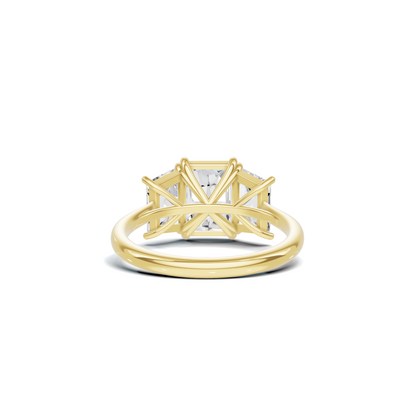Luxe Elegant Trapezoid Accent Ring