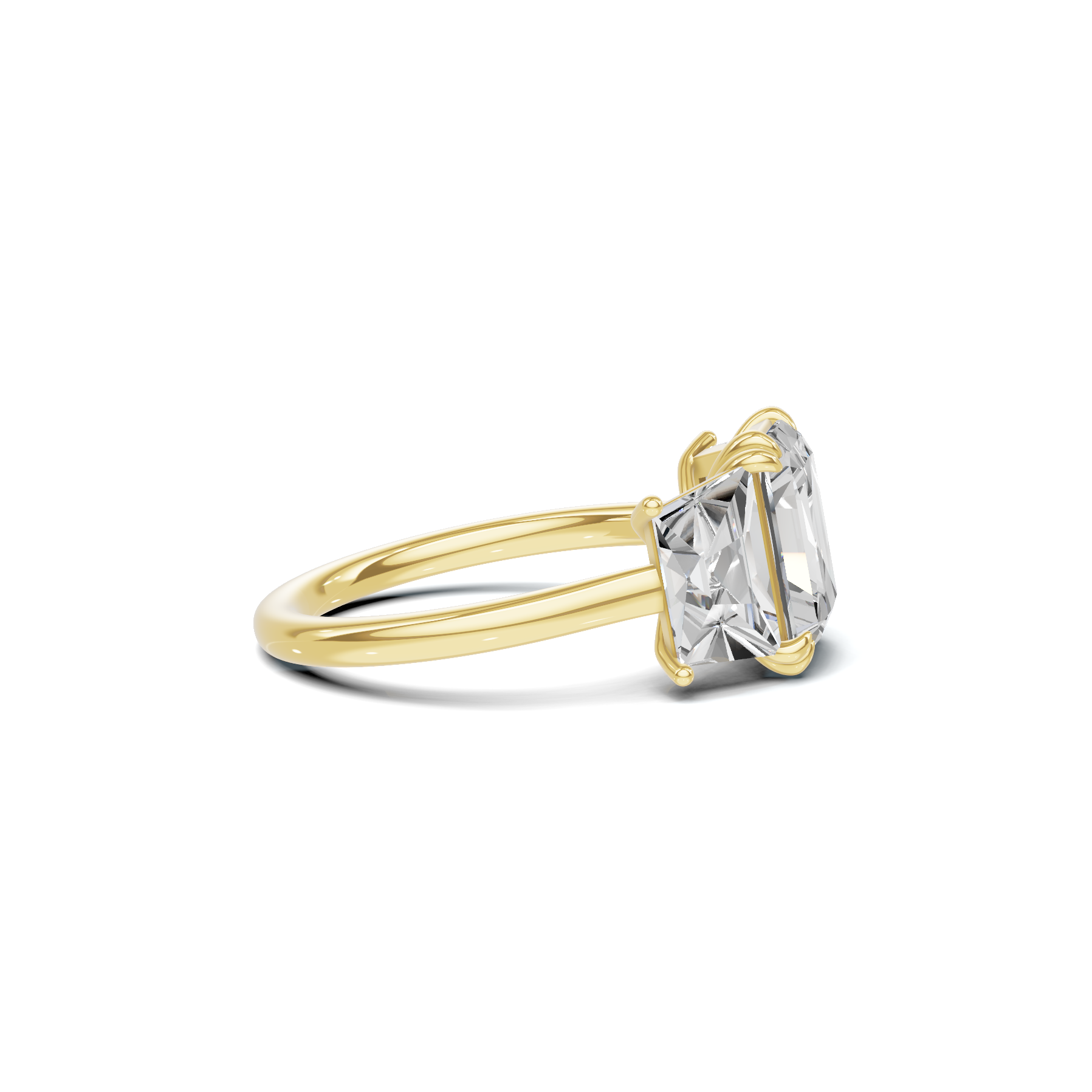 Luxe Elegant Trapezoid Accent Ring