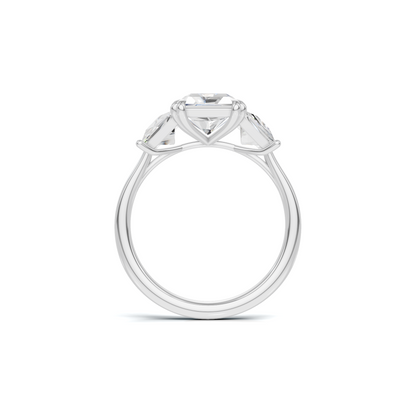 Luxe Elegant Trapezoid Accent Ring