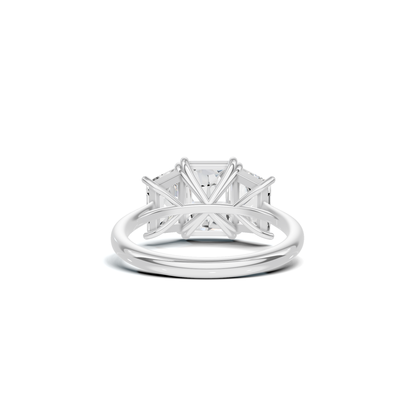 Luxe Elegant Trapezoid Accent Ring