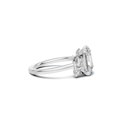 Luxe Elegant Trapezoid Accent Ring