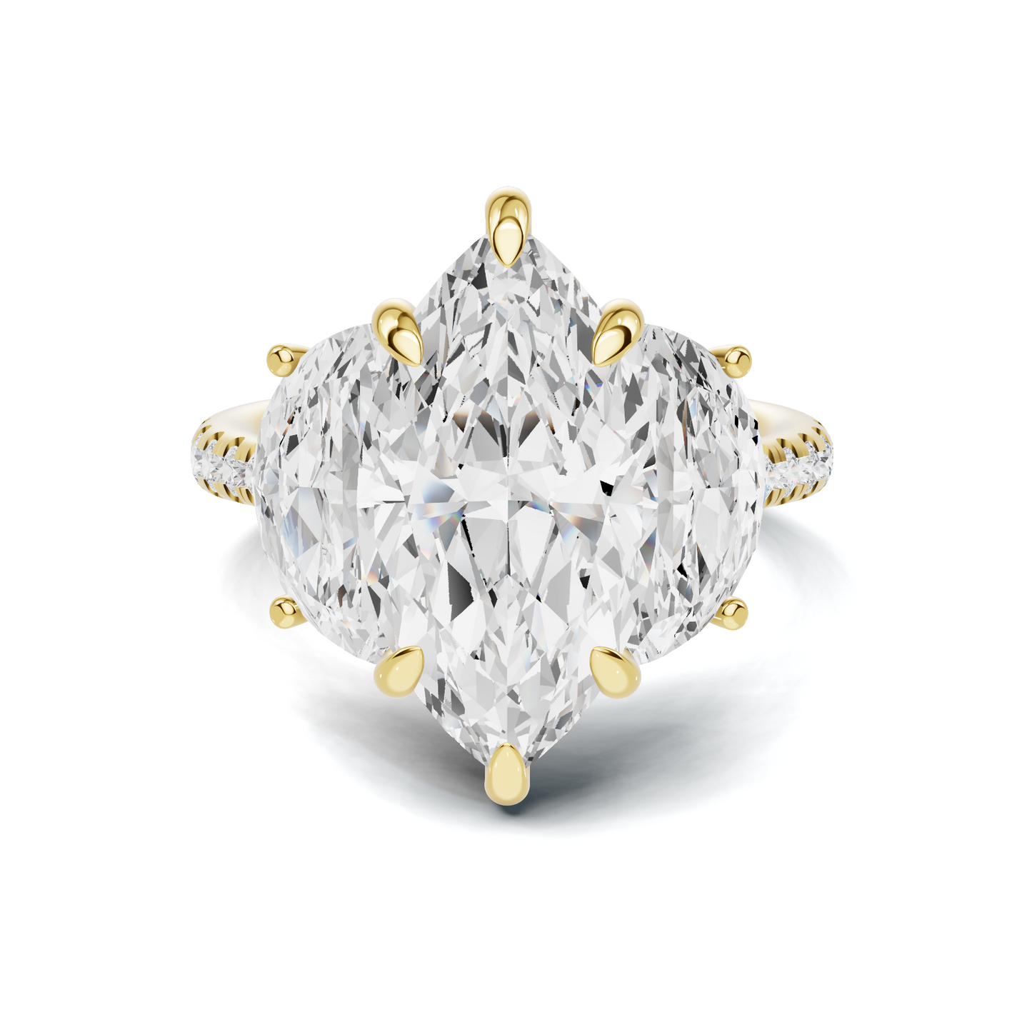 Luxe Exquisite Marquise Statement Ring