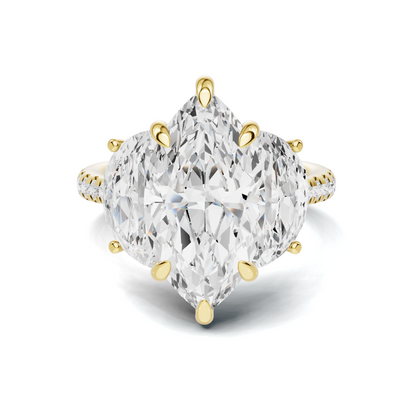 Luxe Exquisite Marquise Statement Ring