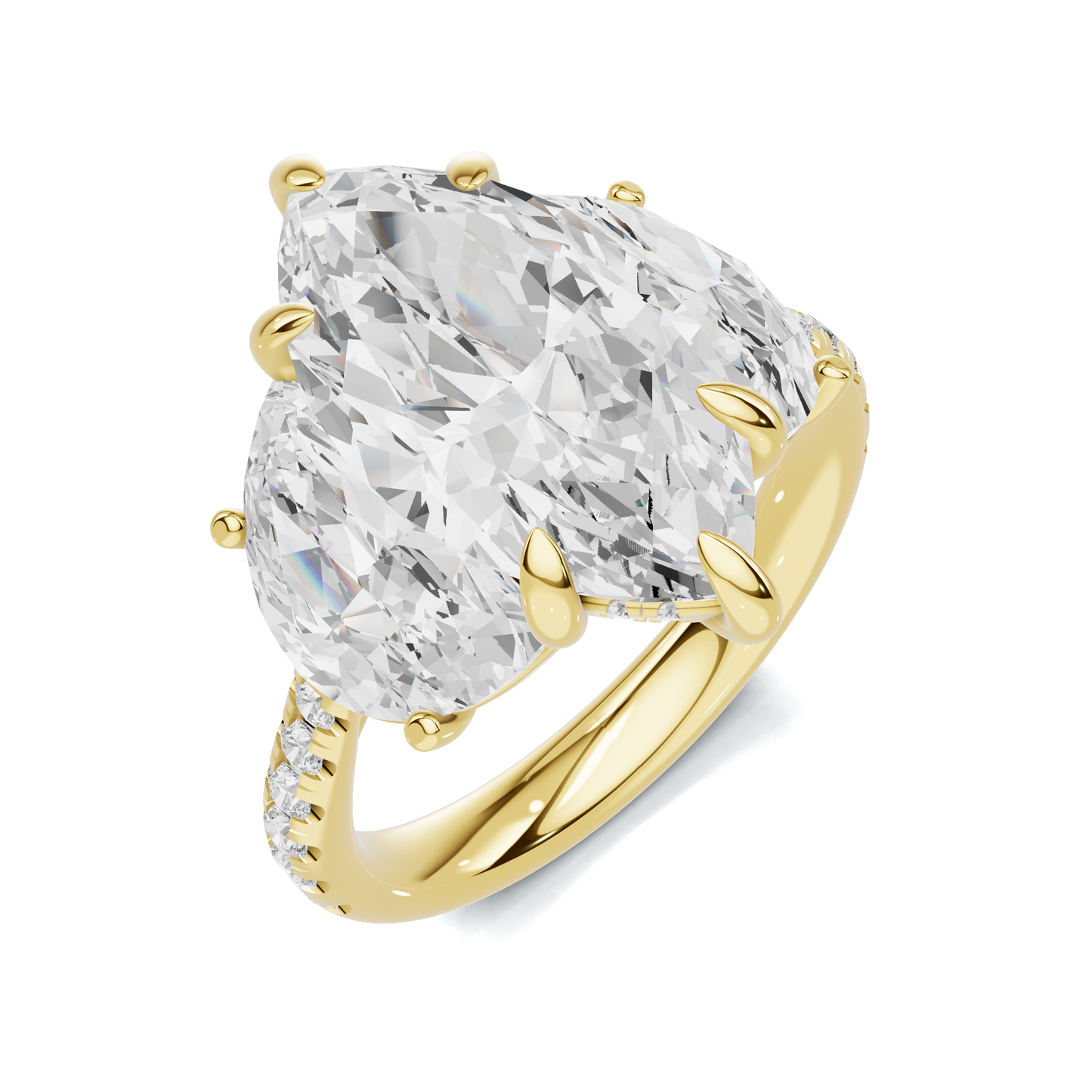 Luxe Exquisite Marquise Statement Ring