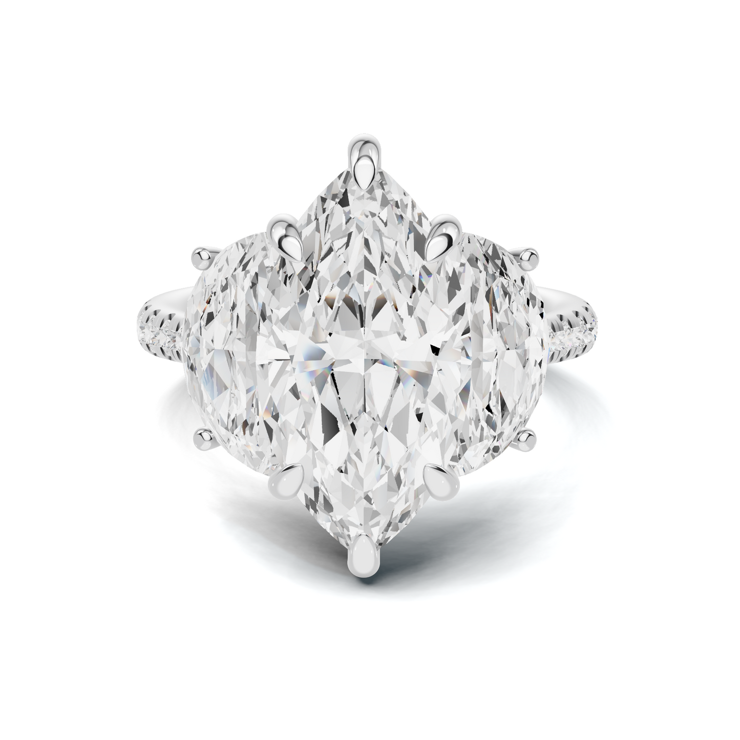 Luxe Exquisite Marquise Statement Ring