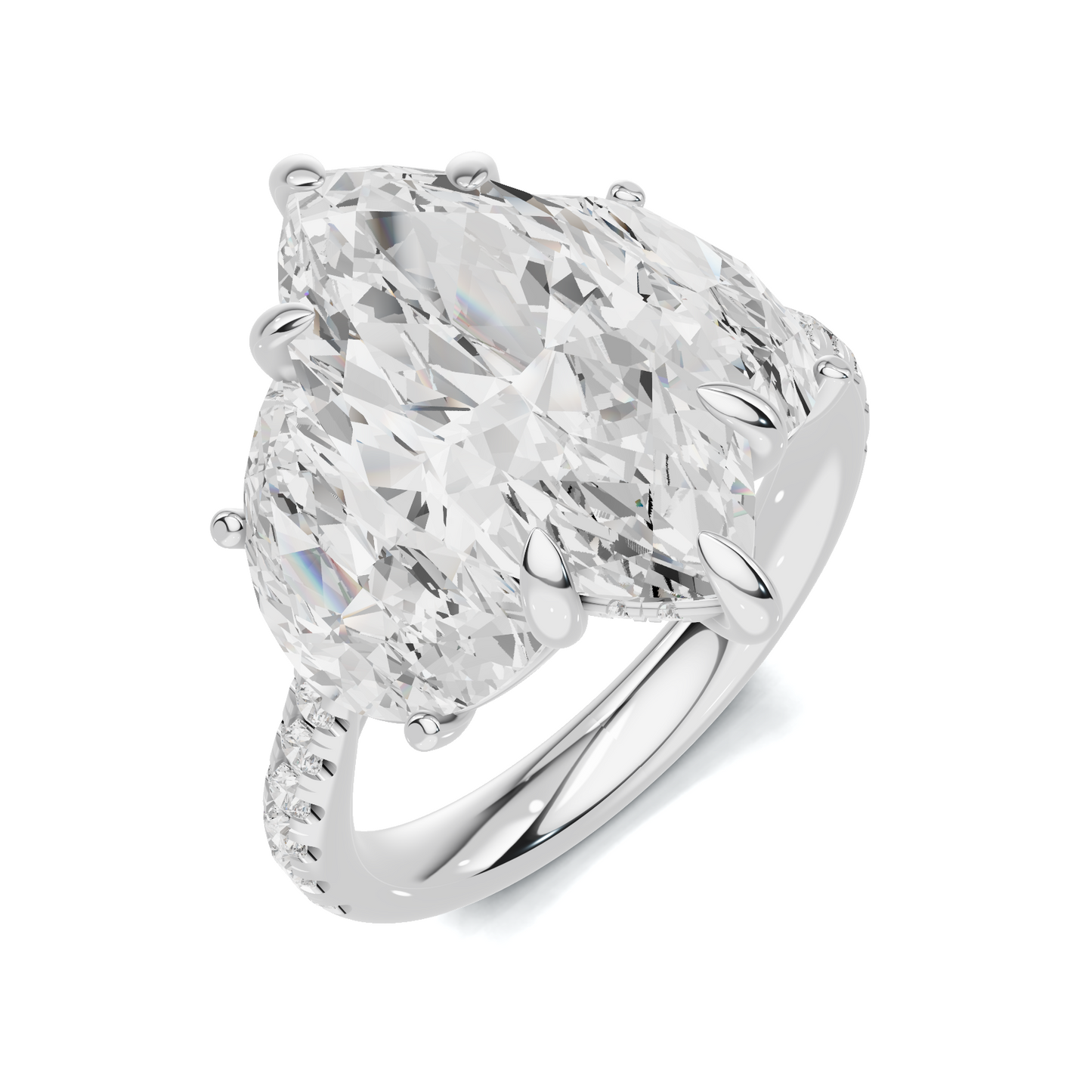 Luxe Exquisite Marquise Statement Ring