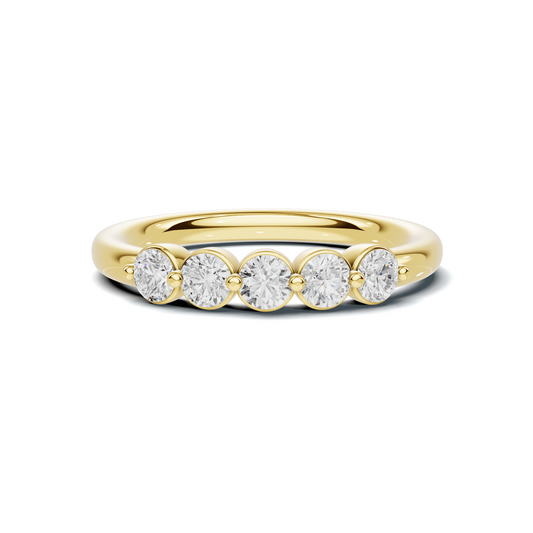 Luxe Five Stone Anniversary Ring