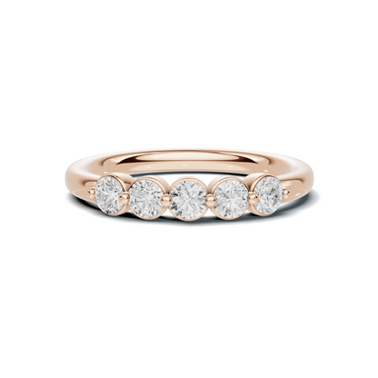 Luxe Five Stone Anniversary Ring
