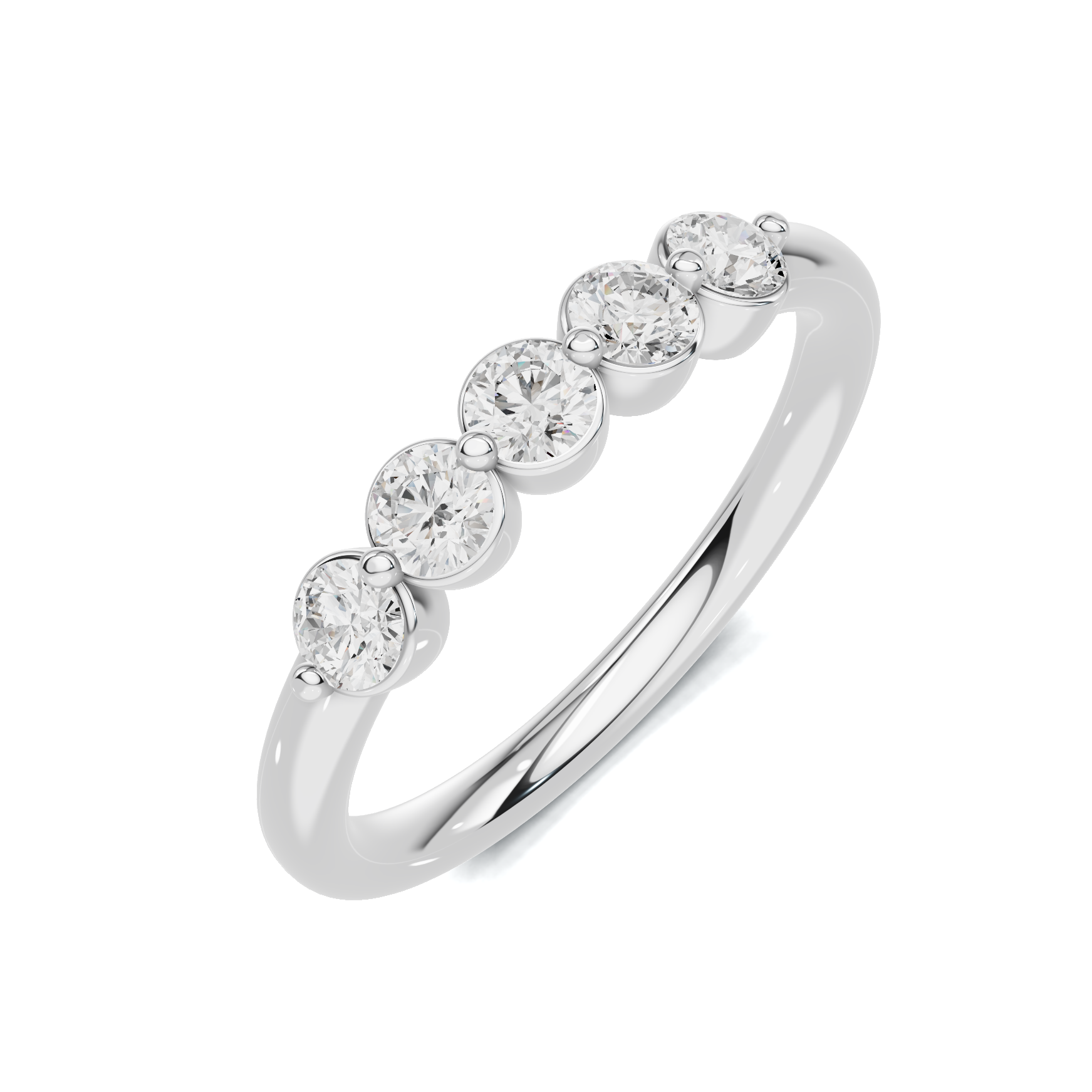 Luxe Five Stone Anniversary Ring