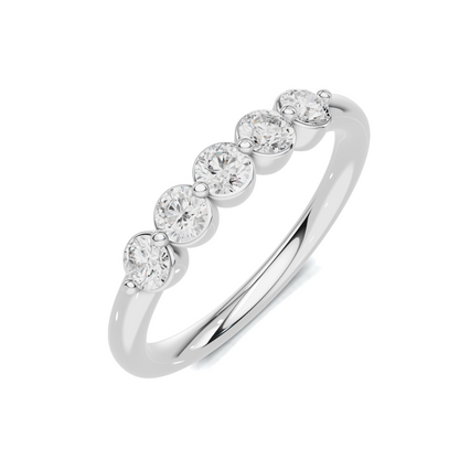 Luxe Five Stone Anniversary Ring