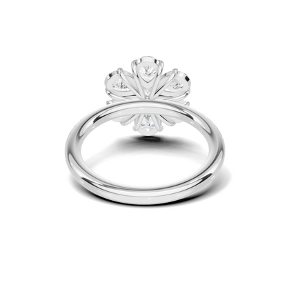 Luxe Floral Cluster Ring