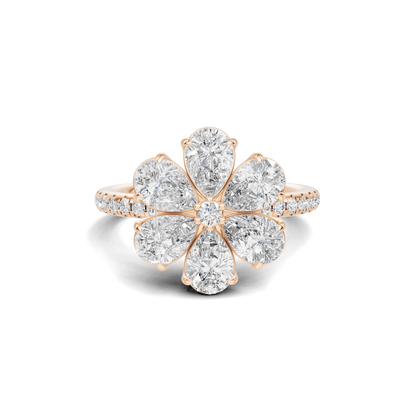 Luxe Floral Cluster Ring