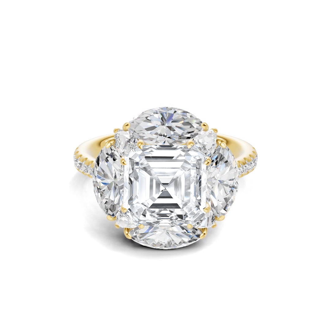 Luxe Grand Cluster Statement Ring