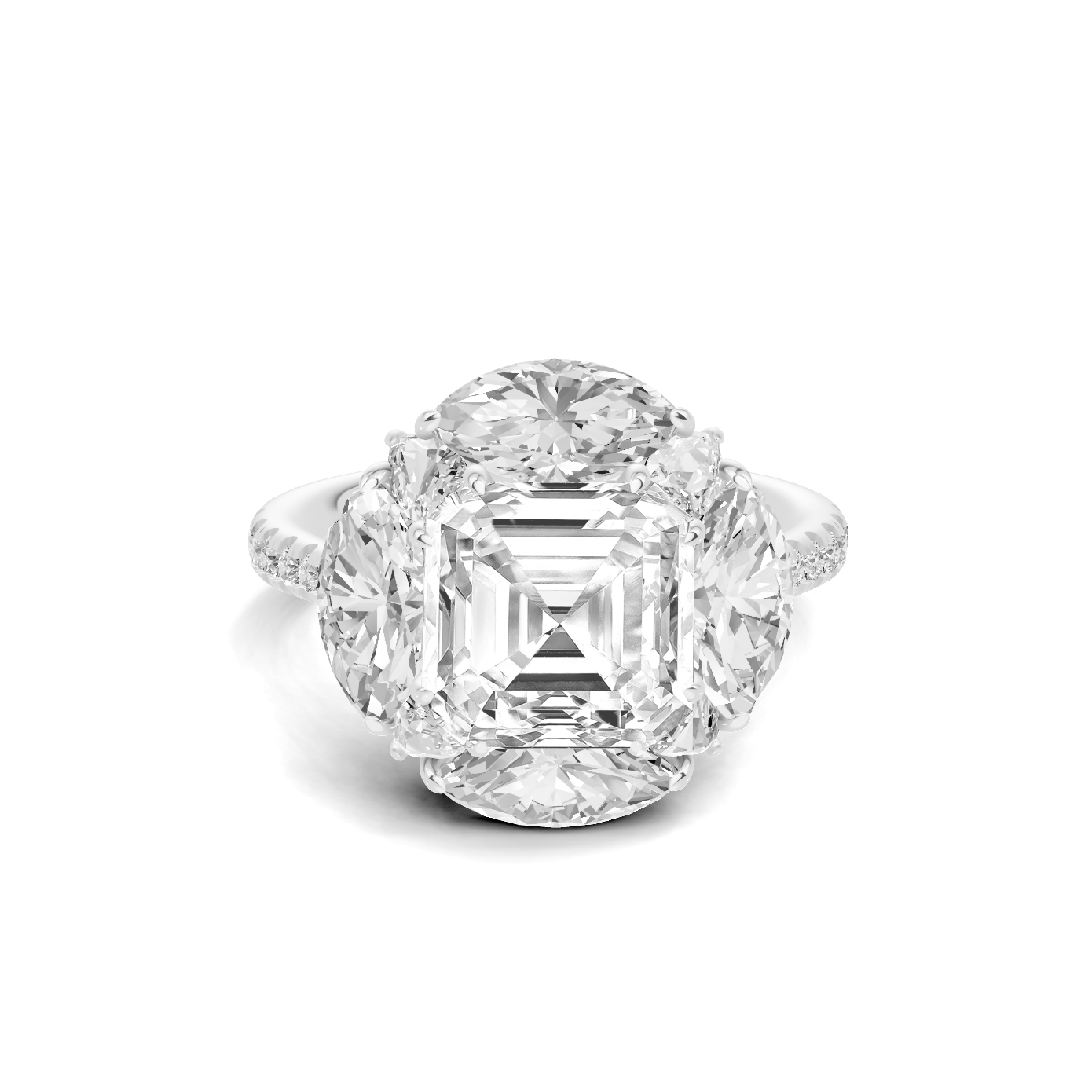 Luxe Grand Cluster Statement Ring